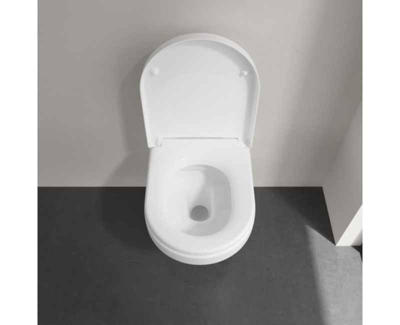 Villeroy&Boch Architectura Rimless Piekaramais WC ar SC vāku, 5684HR01