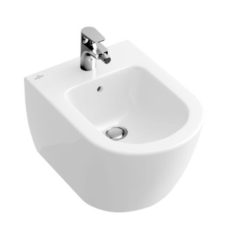 Bide Villeroy & Boch Subway 2.0, stiprināms pie sienas, 370x565 mm, balts