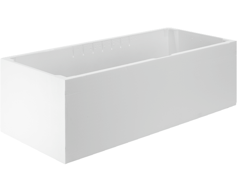 Опора для ванны Duravit D-Code, 177x77см, полистирол, белая 790475000000000