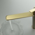 Смеситель для раковины, высокий Deante Arnika, брашированное золото BQA_R20N