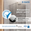 Dušo užuolaida Deante Prizma 100x140cm, chromas KTJ_073R