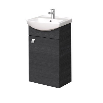 Vannas istabas skapītis Riva SA 44-1 (Bez Izlietnes) Woodflow Ash