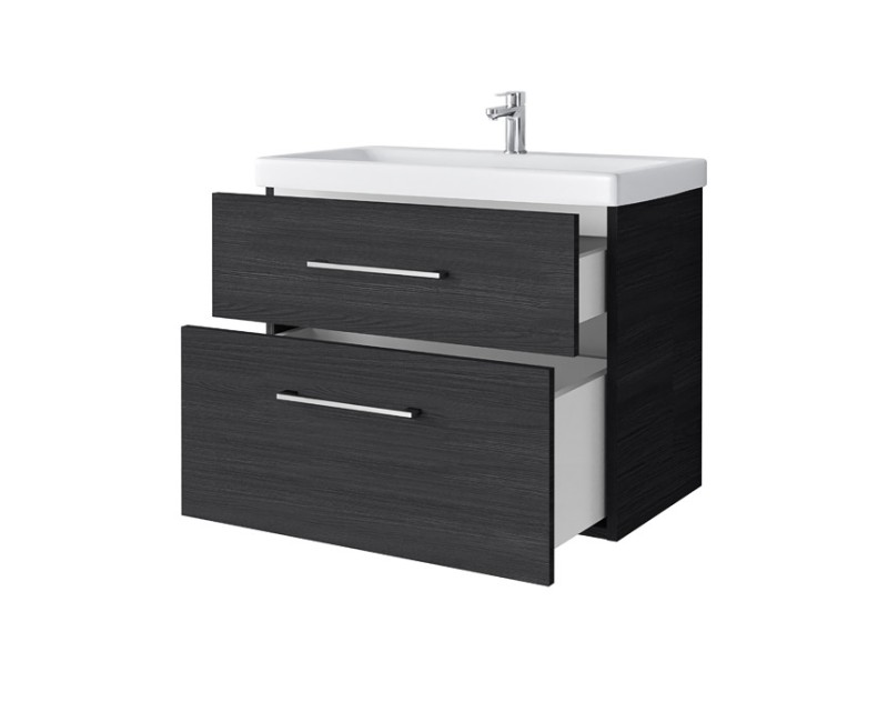Vonios kambario spintelė Riva SA63-2 (Be kriauklės) Woodflow Ash