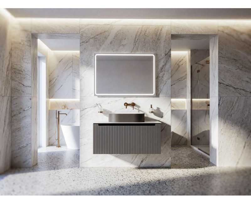 Spogulis Sapho GEMINI ar LED apgaismojumu 100x70cm GM100