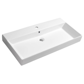 Mēbeļu izlietne Sapho KARE 85 keramikas 85x45cm, balta 17085