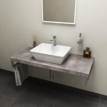 Darba virsma Sapho AVICE 110x50cm, biezums 5cm, cements AV117