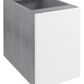 Настенный шкафчик Sapho WAVE, нижний 30x45x47, 8cm, правый/левый, белый/серебристый дуб