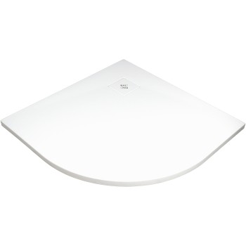 Dušas paliktnis Deante Silia 90x90cm, pusapļš akrils, balts KSPA00909B