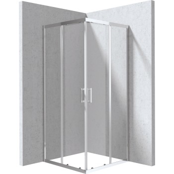 Dušas kabīne Deante Funkia Evo 80x80cm kvadrātveida hroms KYC_0088P