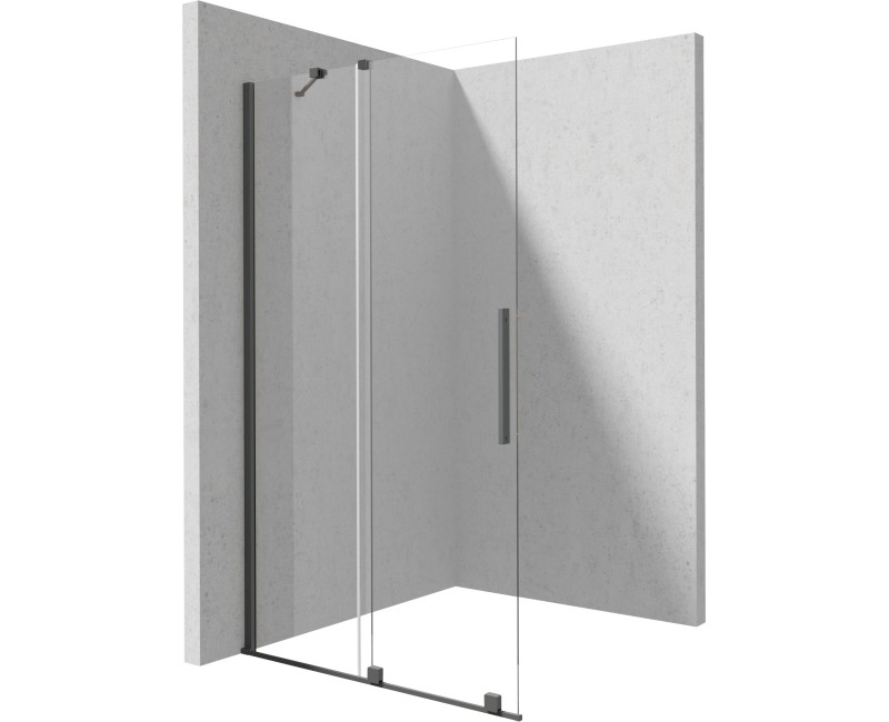 Dušas siena, 120 cm, Deante Prizma, titāns KTJ_D32R