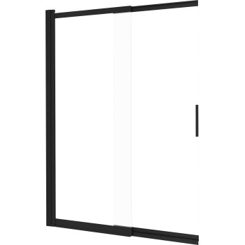 Vannas aizkars Deante Prizma 100x140cm, melns KTJ_N73R