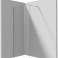 Душевая стенка, 120 см Deante Prism, матовая сталь KTJ_F32P