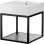 Konsole ar izlietni Deante Temisto 50x50cm, nero, Balts CDTW6U5S