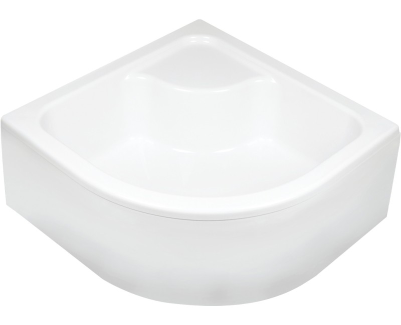 Dušas paliktnis Deante DEEP Akrila, Dziļais H=28cm, Pusapaļs 90x90cm (R550) Balts KTD_041B