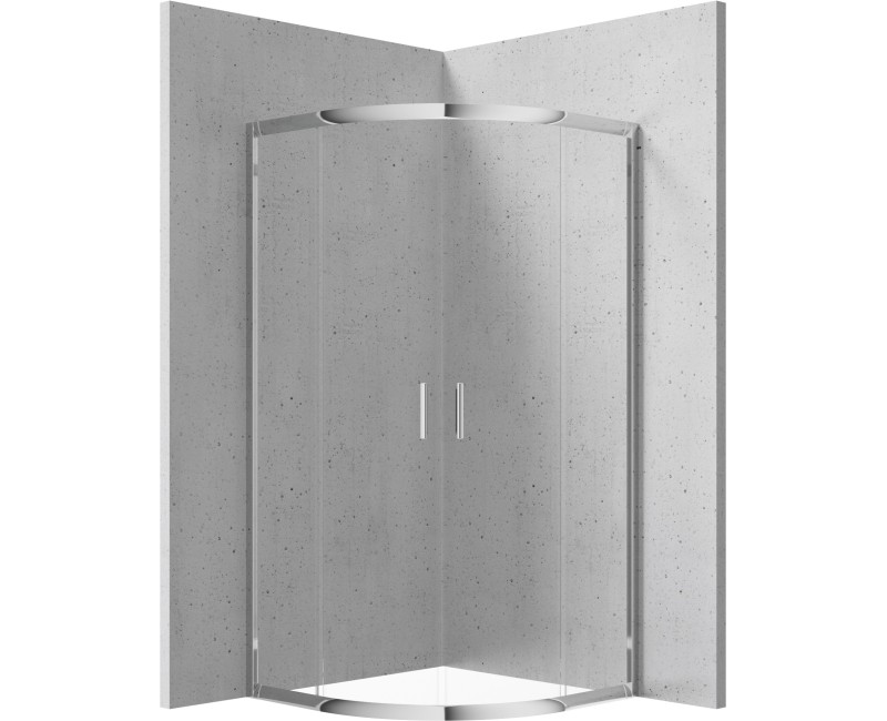 Dušas kabīne Deante FUNKIA 80x80cm Caurspīdīgi stikls, Hromēti profili KYP_052K