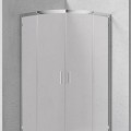 Dušas kabīne Deante FUNKIA 80x80cm Pusapaļa FROSTED stikls, H=170cm Hromēti profili