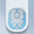 Pisuārs Laufen Caprino, Rimless, iekšējā ūdens ieplūde, H8410614000001 Balts