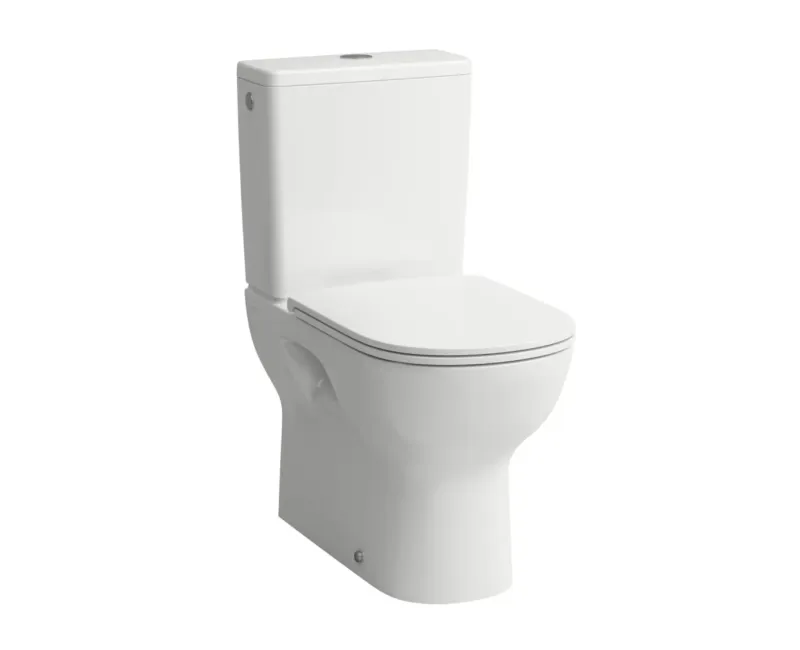 Tualetes pods Laufen Lua, Rimless, horizontāla izplūde, H8240860000001 balts