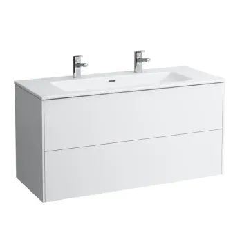 Vannas istabas skapītis Laufen Pro S, ar izlietni un atvilktnes organizatoru,  120x61x50cm, H8649632611071 Balts