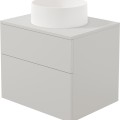 шкафчик для раковины, с гранитной раковиной - 360 mm Deante Prizma, кашемир SDKB6SAU4S