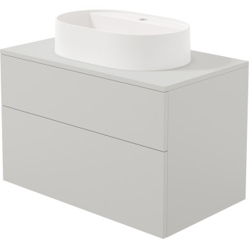 Vannas istabas skapītis Deante Prizma ar granīta izlietni 55x35cm kašmirs SDKB8SAU6B