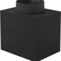 Vonios spintelė Deante Prizma su granito kriaukle 360 mm, juoda SDNB6SNU4B