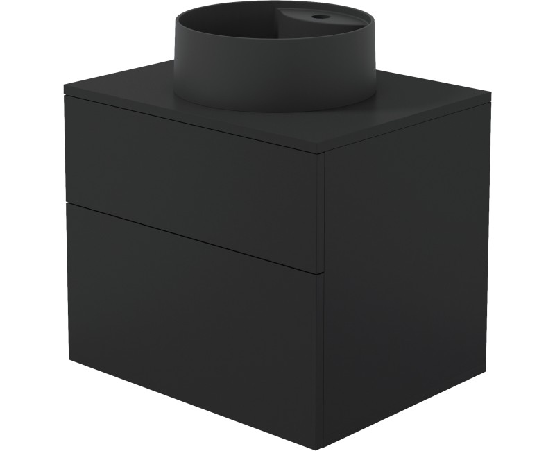 Vonios spintelė Deante Prizma su granito kriaukle 360 mm, juoda SDNB6SNU4B
