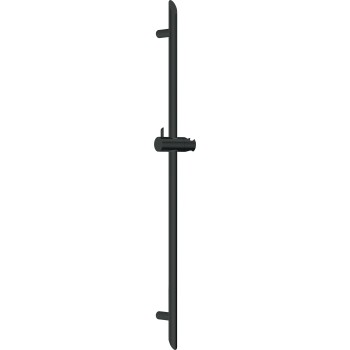 Dušas stienis Deante Silia, 60cm melns NQS_N51D