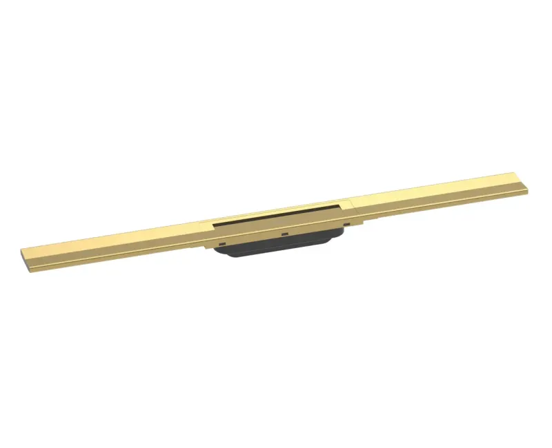 Dušas kanāls Hansgrohe RainDrain Flex, ar nerūsējošā tērauda resti 800, griežams, pulēts zelts, 56044990 NEW