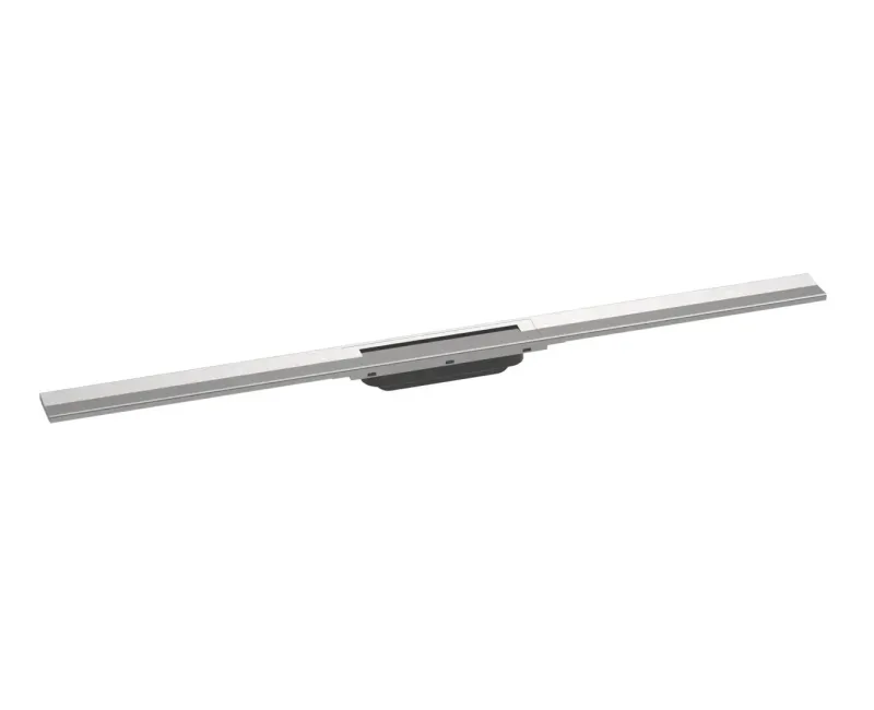 Dušas kanāls Hansgrohe RainDrain Flex, ar nerūsējošā tērauda resti 1200, griežams, matēts nerūsējošais tērauds, 56047800 NEW