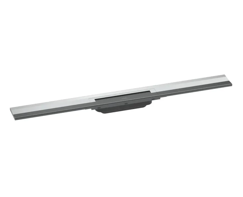 Dušas kanāls Hansgrohe RainDrain Flex, ar nerūsējošā tērauda resti 800, montāžai pie sienas, griežams, hroms, 56051000 NEW