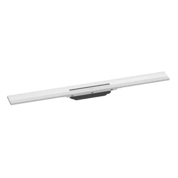 Dušas kanāls Hansgrohe RainDrain Flex, ar nerūsējošā tērauda resti 800, iebūvējams, matēta balta, 56051700 NEW