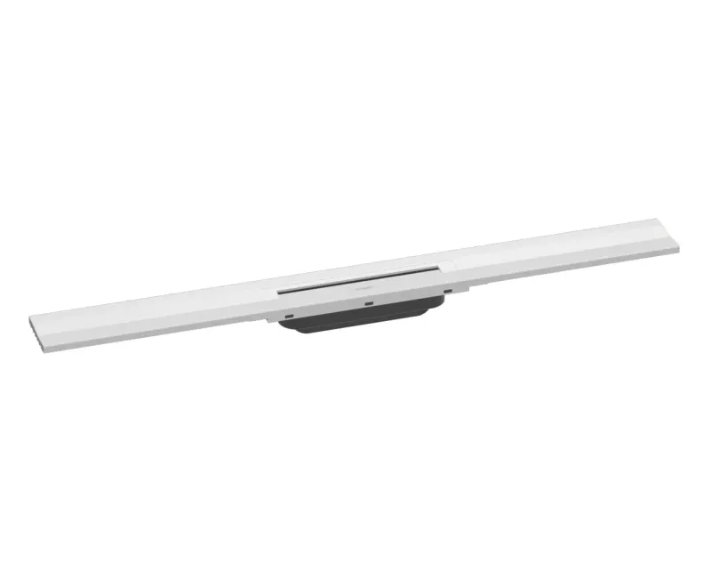 Dušas kanāls Hansgrohe RainDrain Flex, ar nerūsējošā tērauda resti 800, iebūvējams, matēta balta, 56051700 NEW