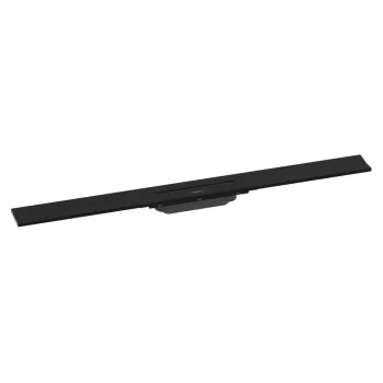 Dušas kanāls Hansgrohe RainDrain Flex, ar nerūsējošā tērauda resti 900, iebūvējams, matēta melna, 56052670 NEW