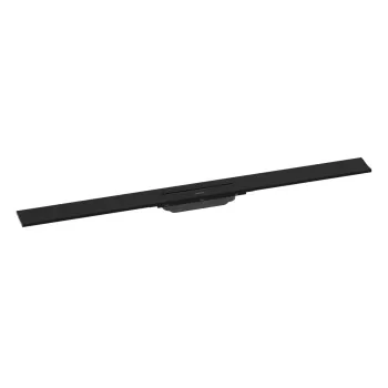 Dušas kanāls Hansgrohe RainDrain Flex, ar nerūsējošā tērauda resti 1000, iebūvējams, matēta melna, 56053670 NEW