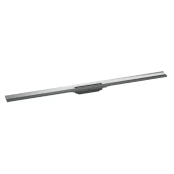 Dušas kanāls Hansgrohe RainDrain Flex, ar nerūsējošā tērauda resti 1200, montāžai pie sienas, griežams, hroms, 56054000 NEW