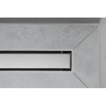 Душевой канал Hansgrohe RainDrain Match с решеткой из нержавеющей стали 700, с регулируемой по высоте рамой, матовая нержавеющая сталь, 56037800