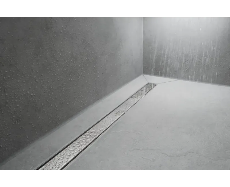 Dušas kanāls Hansgrohe RainDrain Match, ar nerūsējošā tērauda resti 900, ar augstuma regulējamu rāmi, hroms, 56040000 NEW