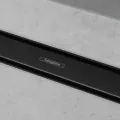 Dušas kanāls Hansgrohe RainDrain Match, ar nerūsējošā tērauda resti 900, ar augstuma regulējamu rāmi, matēta melna, 56040670 NEW