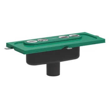 Монтажная часть Hansgrohe uBox universal, Пункт комплекта для вертикальной установки линейного душевого канала, 1002180