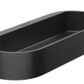 Plaukts vannas istabai Hansgrohe WallStoris, komplekts, matēta melna, 27968670 NEW