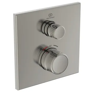 Смеситель для душа Ideal Standard CeraTherm Navigo, с термостатом, Silver Storm, A7301GN