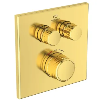 Смеситель для душа Ideal Standard CeraTherm Navigo, с термостатом, матовое золото, A7302A2