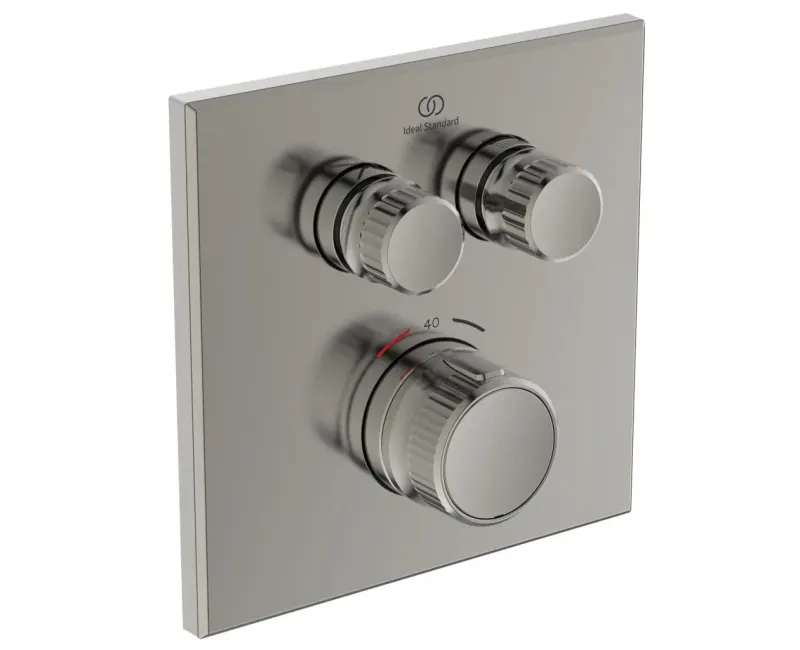 Смеситель для душа Ideal Standard CeraTherm Navigo, с термостатом, Silver Storm, A7302GN