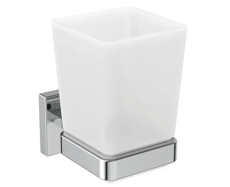 Zobu birstes turētājs Ideal Standard IOM Square, matēts stikls/hroms, E2204AA