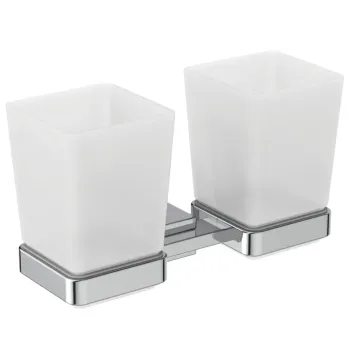 Zobu birstes turētājs Ideal Standard IOM Square, matēts stikls/hroms, E2205AA
