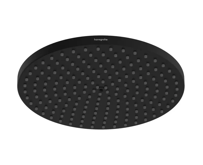 Душевая голова Hansgrohe Raindance S, диаметр 24 см, матовая черная, 27623670