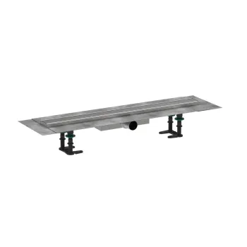Душевой канал Hansgrohe RainDrain Compact, с решеткой, матовая нержавеющая сталь, 56164800
