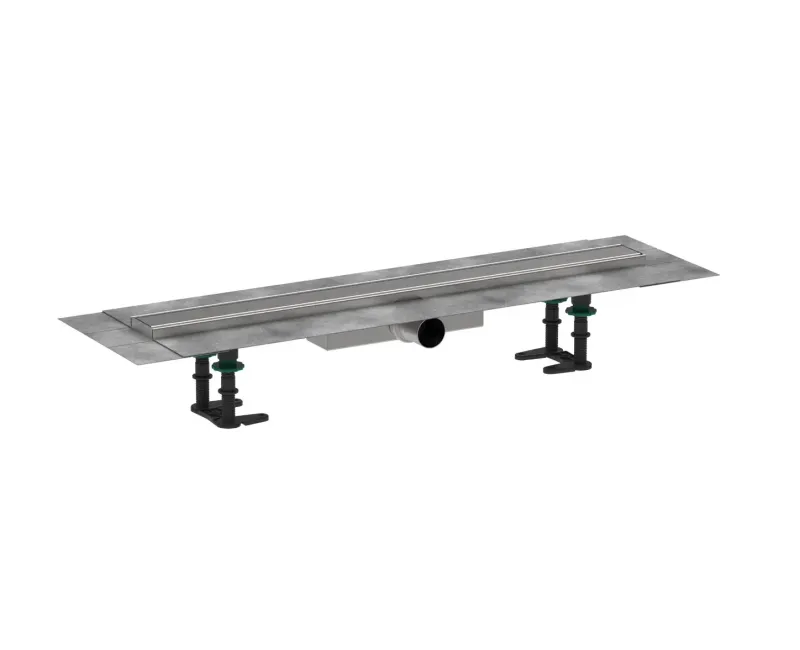 Dušas kanāls Hansgrohe RainDrain Compact, ar resti, matēta nerūsējošā tērauda, 56164800 NEW
