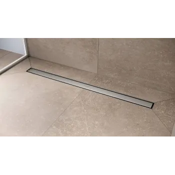 Душевой канал Hansgrohe RainDrain Compact, с решеткой, матовая нержавеющая сталь, 56172800